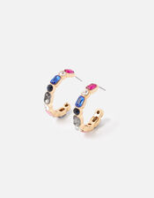 New Decadence Mixed Stone Hoops, , large