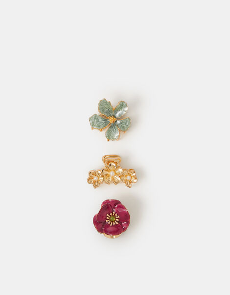 3-Pack Floral Metal Claw Clips, , large