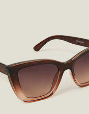 Ombré Crystal Cat Eye Sunglasses, , large