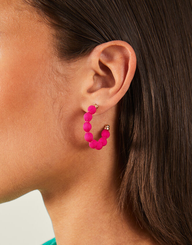 Neon Bobble Hoops, , large