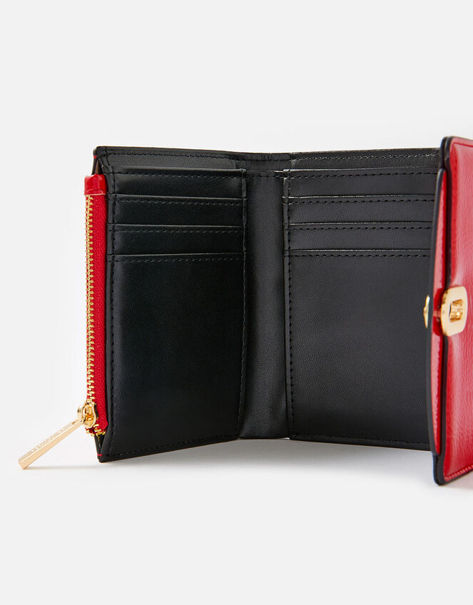 Patent Lock Purse, Red (RED), large