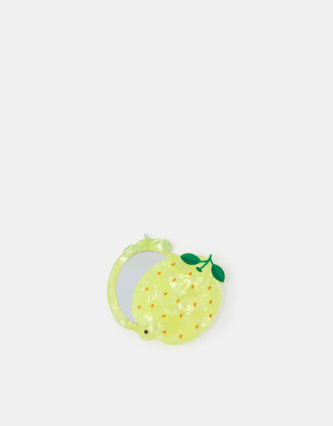 Lemon Resin Compact Mirror, , large