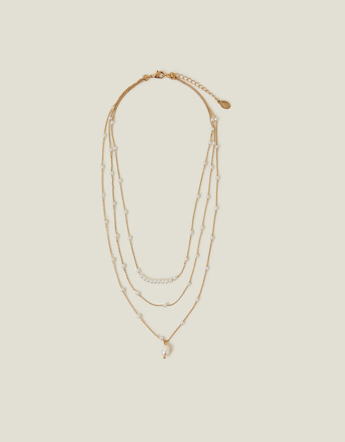 Cameron Pearl Station Necklace main image 1