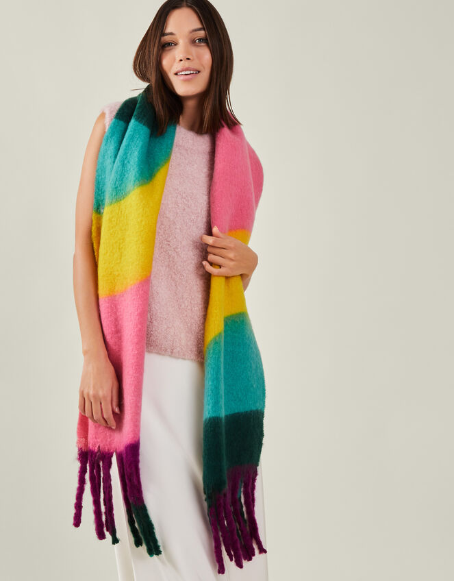 Wave Super-Fluffy Scarf, , large