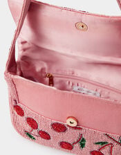 Accessorize x Good Manners Beaded Cherry Shoulder Bag, , large