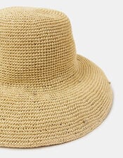 Diamant&eacute; Straw Bucket Hat, , large