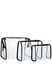Clear Cosmetic Bag Set, , large