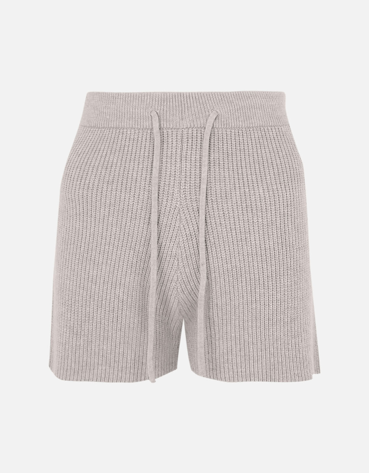 Knit Rib Lounge Shorts Grey | Leggings 