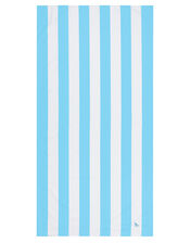 Dock And Bay Striped Beach Towel, Blue (BLUE), large