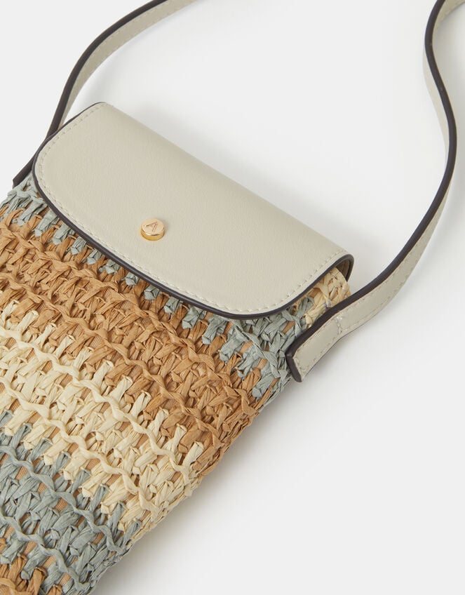 Raffia Phone Bag, , large