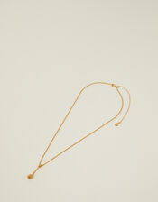 14ct Gold-Plated Bead Y-Necklace, , large