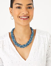 Niki Plaited Bead Collar Necklace, , large