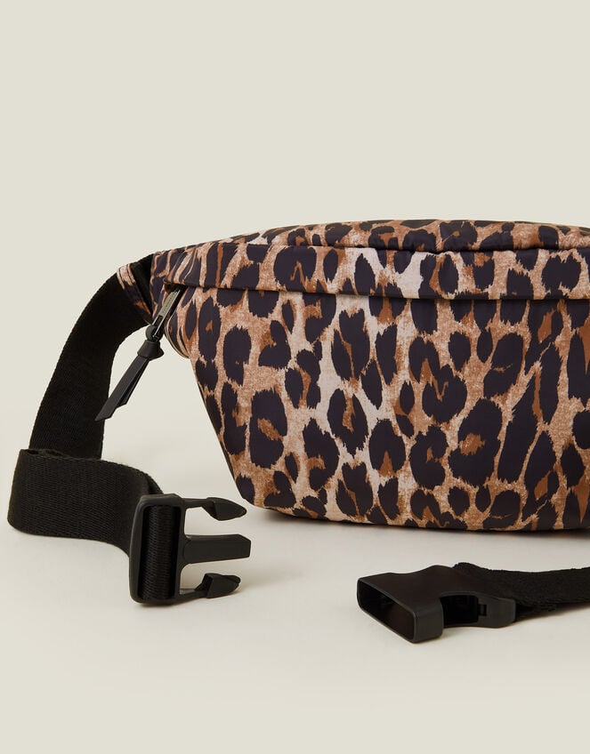 Leopard Print Bum Bag, , large