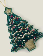 Embroidered Christmas Tree Decoration, , large