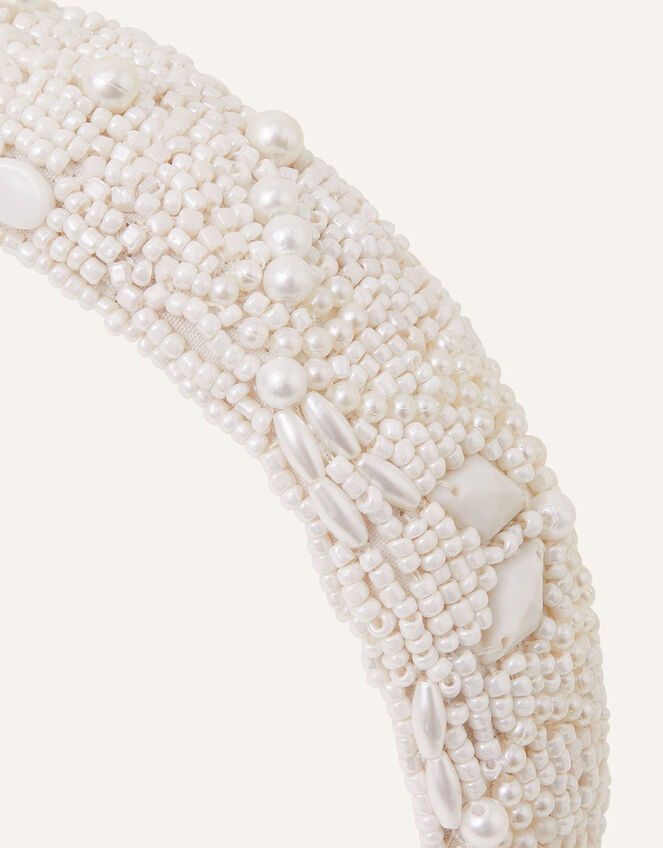 Pearl and Bead Headband Alice bands Accessorize UK