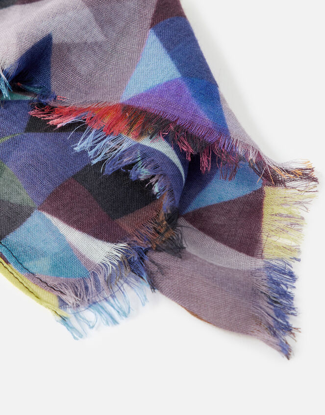 Mosaic Print Scarf , , large