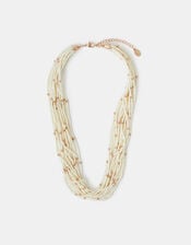 Bead Layered Necklace, , large