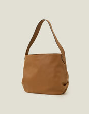 Slouch Shoulder Bag, Tan (TAN), large