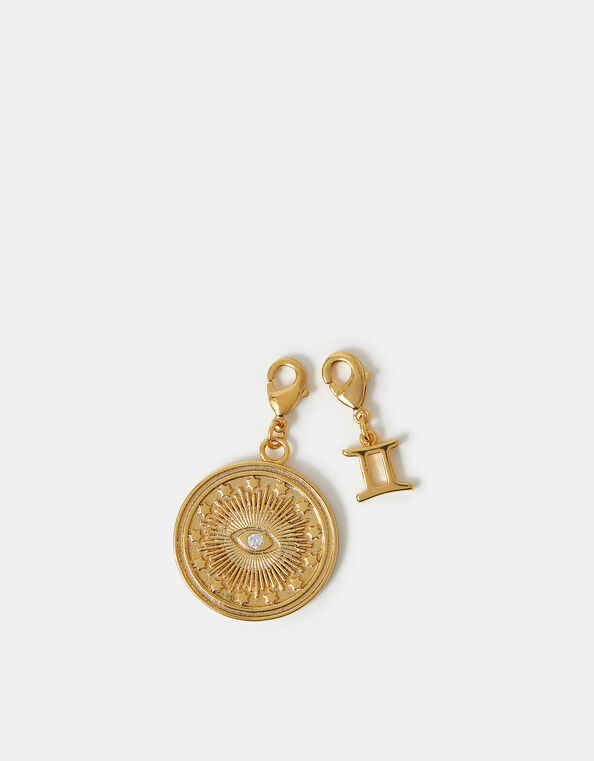 2-Pack 14ct Gold-Plated Zodiac Charms, Gold (GOLD), large