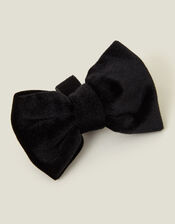 Cocopup London Dogs Velvet Bow Tie Black, , large