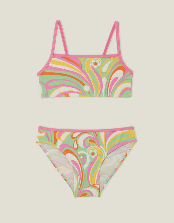 Girls Swirl Bikini Set, Multi (BRIGHTS-MULTI), large