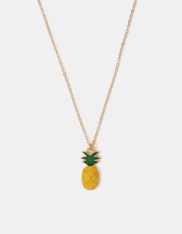 Pineapple Pendant Necklace, , large