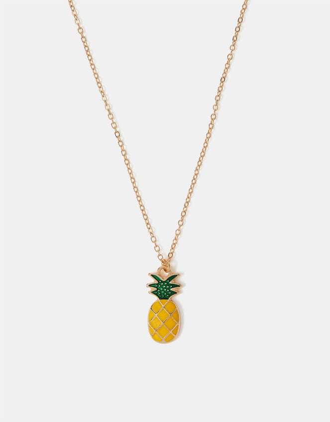 Pineapple Pendant Necklace, , large