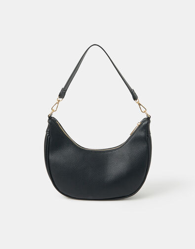 Crescent Shoulder Bag, Black (BLACK), large