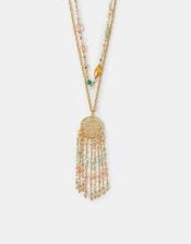 2-Pack Beaded Filigree Pendant Necklaces, , large