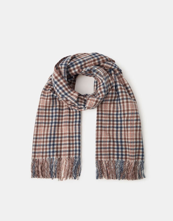 Check Print Blanket Scarf, , large
