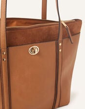 Maddox Tote Bag, Tan (TAN), large