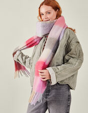 Super Soft Pastel Stripe Blanket Scarf, , large
