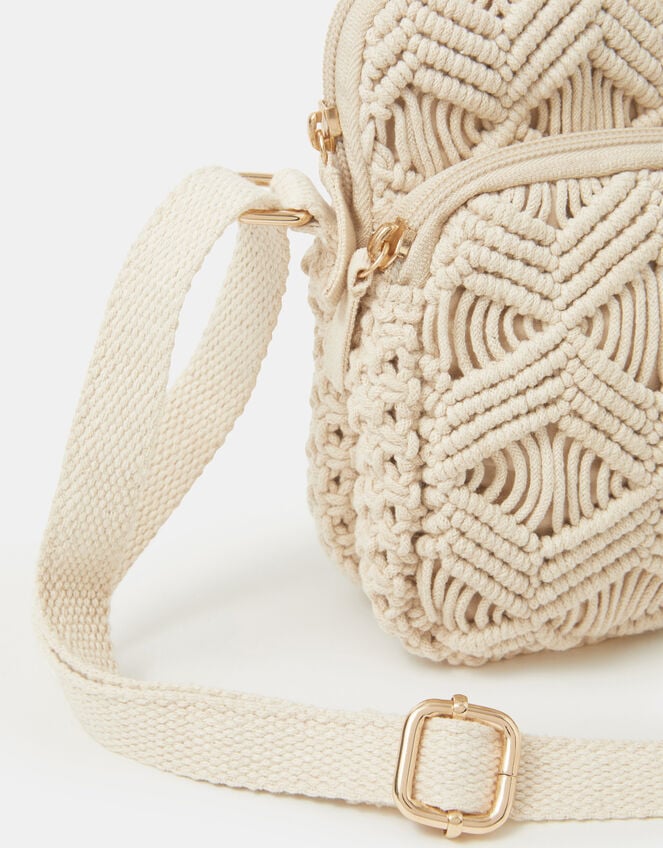 Macrame Phone Bag, , large