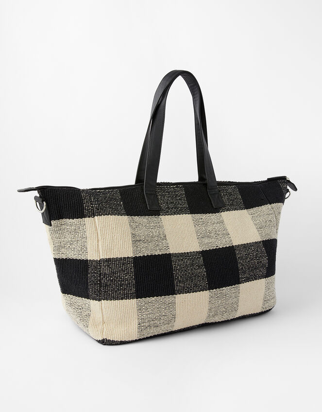 Willa Check Weekender Bag, , large