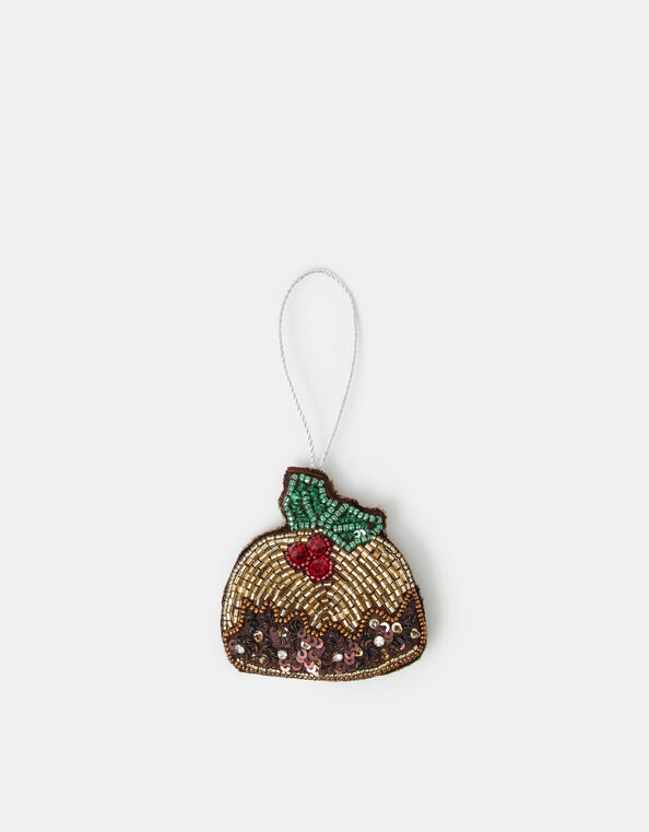 Pudding Christmas Tree Decoration, , large