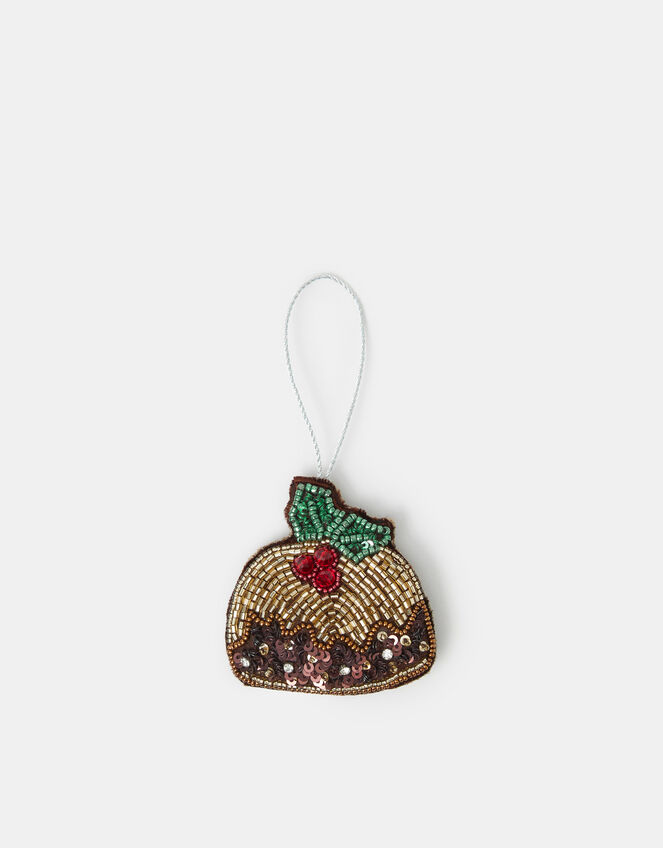 Pudding Christmas Tree Decoration, , large