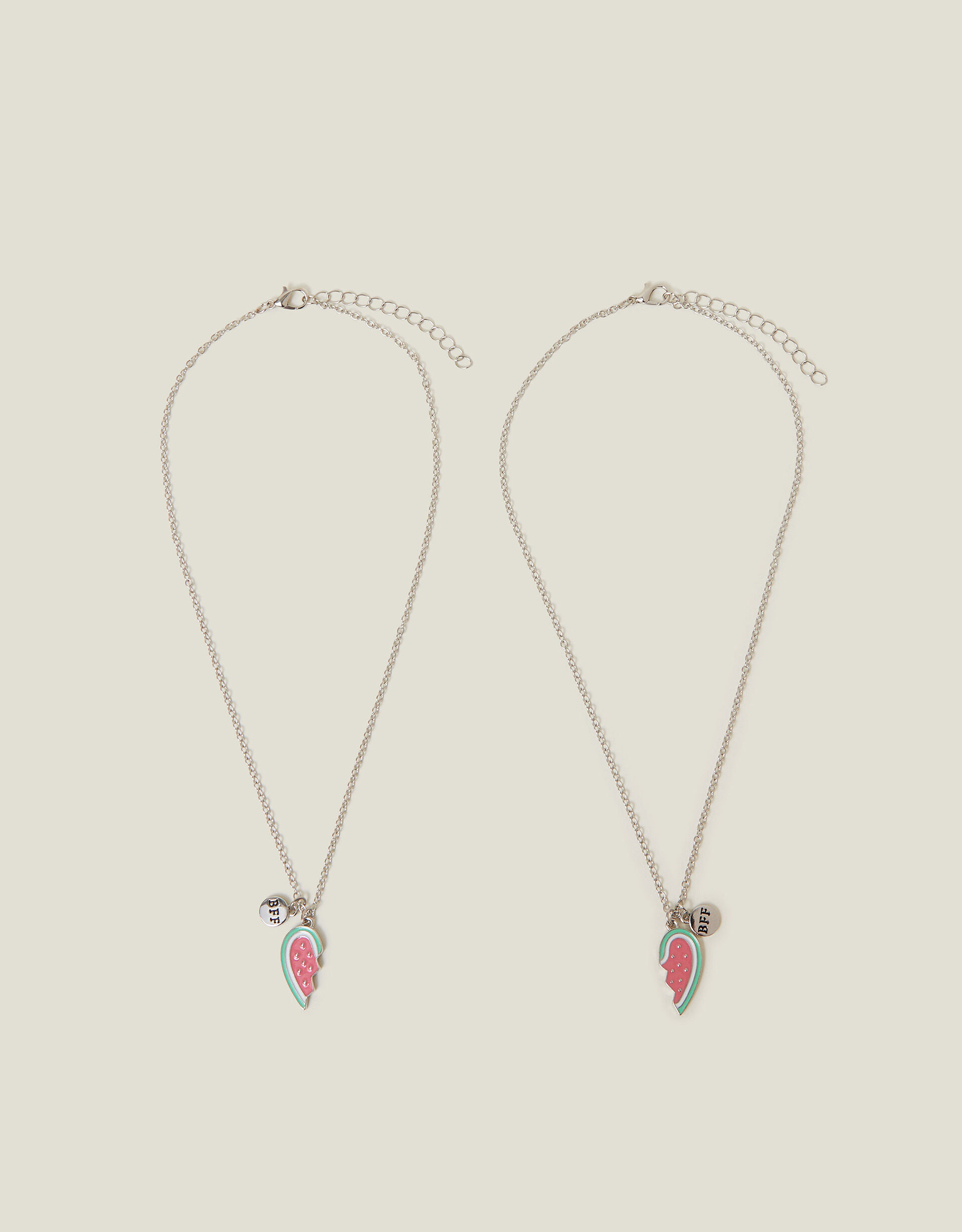 accessorize 2-Pack Girls Watermelon 'BFF' Necklace