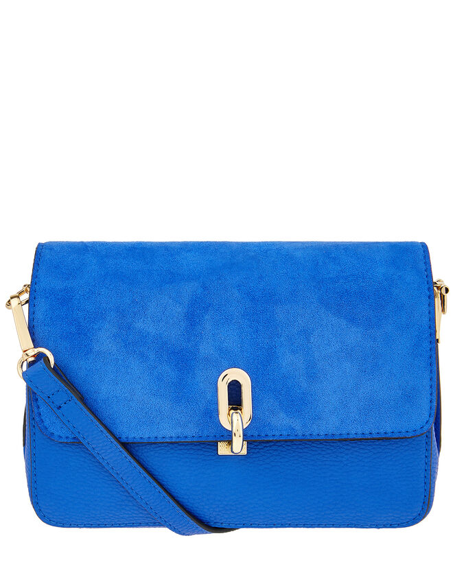 Carly Cross-Body Bag, Blue (COBALT), large