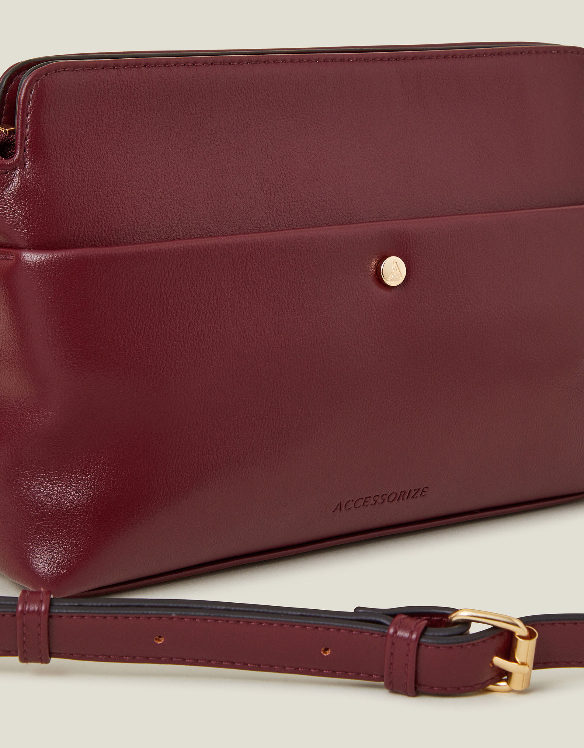 Faux Leather Small Cross Body Bag Red Crossbody Bags Accessorize Global