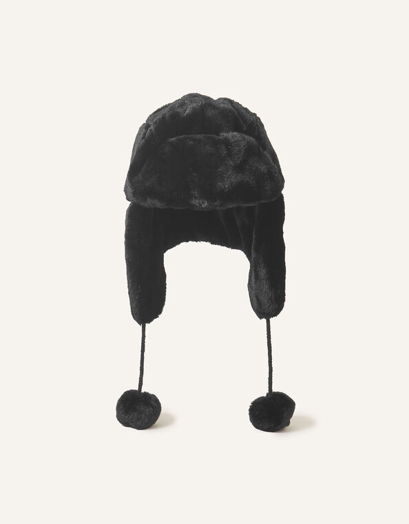 Faux Fur Trapper Hat, , large