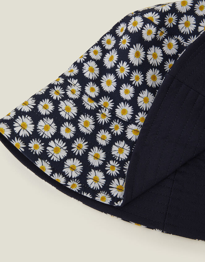 Reversible Daisy Print Bucket Hat, , large