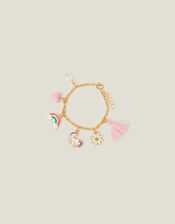 Girls Unicorn Charm Bracelet, , large