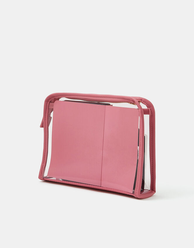 Initial Passport Holder & Luggage Tag, Blue (NAVY), large