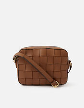Hayley Weave Camera Bag, Tan (TAN), large