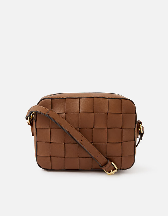 Hayley Weave Camera Bag, Tan (TAN), large
