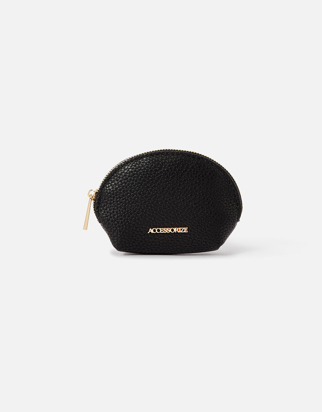 Mini Coin Purse, Black (BLACK), large