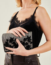 Embellished Star Clutch Bag, , large