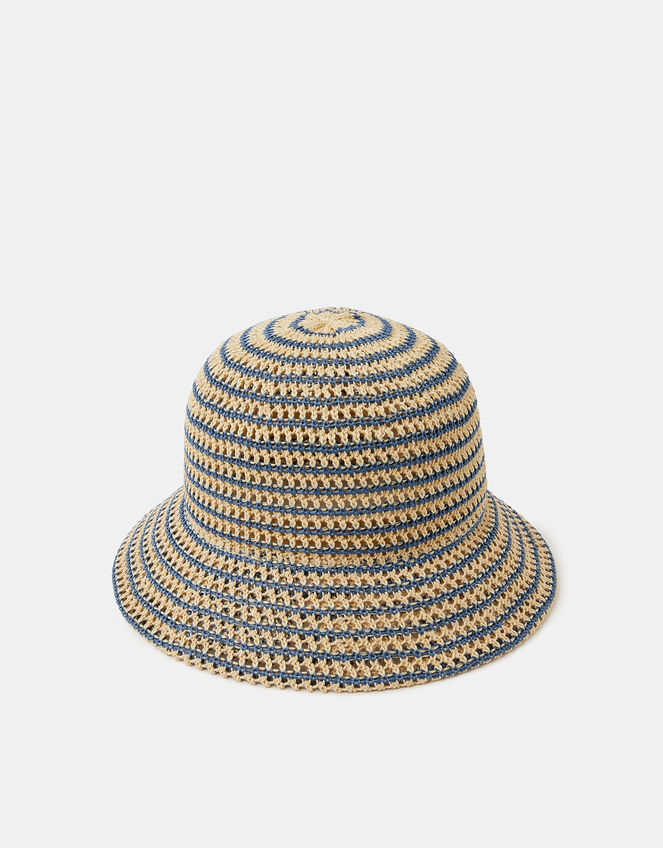 Woven Stripe Bucket Hat, , large