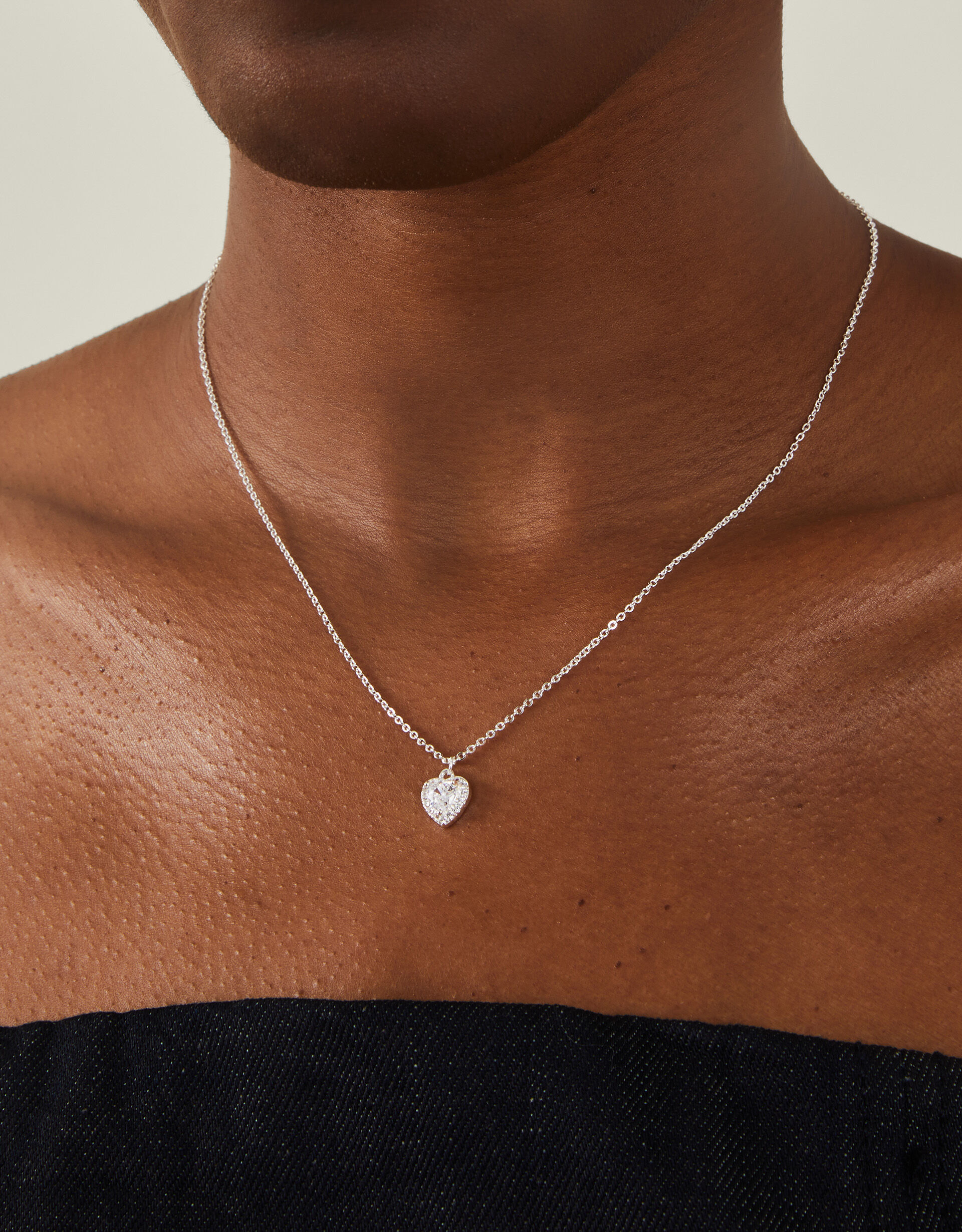 Accessorize heart necklace discount