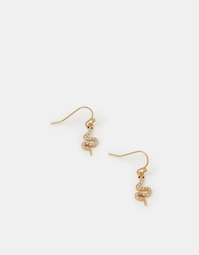 Snake Drop Earrings, , large